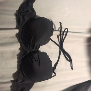 Victoria secret black swim suit top